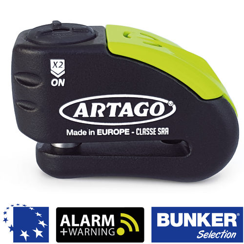 Artago 30X14 Motorcycle Alarm Disc Lock